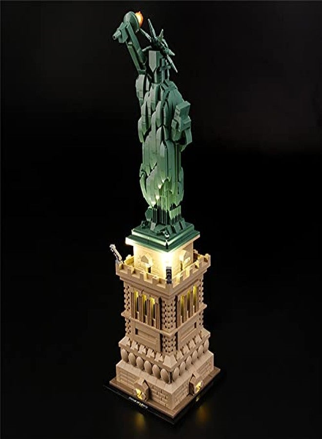 GEAMENT Light Kit for Architecture Statue of Liberty Compatible with Lego 21042 Landmark Building Bricks Model (Model Set Not Included) - Image 1